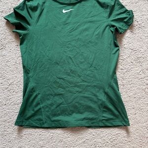 Nike Green Fitted Polo T-Shirt Short Sleeve